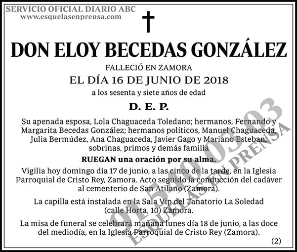 Eloy Becedas González